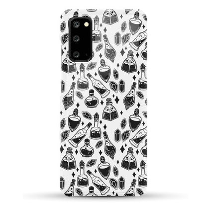 Black On White Potions Pattern Phone Case