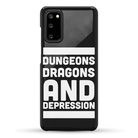 Dungeons, Dragons and Depression  Phone Case