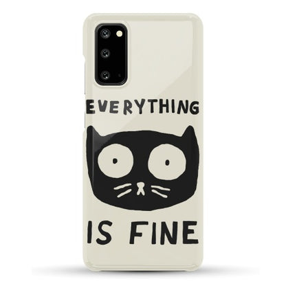 Everything Is Fine Cat Phone Case