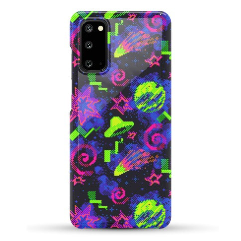 Faux Retro Arcade Carpet Pattern Phone Case