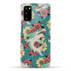 Floral Shark Traditional Tattoo Phone Case