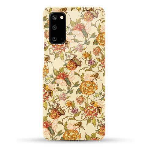 Florals & Hidden Insects Phone Case