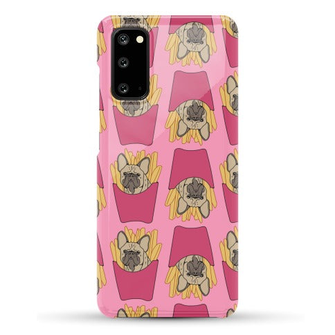 French Fry French Bulldog Pattern Phone Case