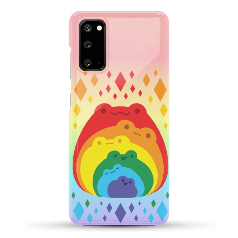 Frogs In Frogs In Frogs Rainbow Phone Case