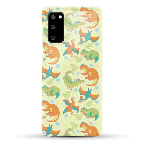 Funky Dinosaur Friends Pattern Phone Case