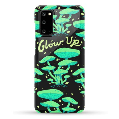 Glow up Bioluminescent Mushrooms Phone Case