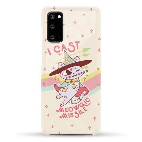 I Cast Meowgic Missile  Phone Case