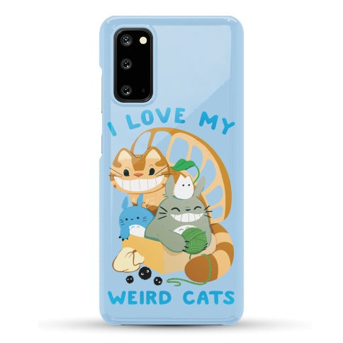 I love my weird cats Phone Case