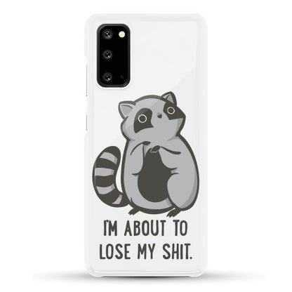 I'm About To Lose My Shit Raccoon Phone Case