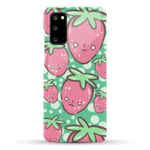 Indifferent Strawberries Phone Case