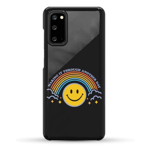 Making It Through Another Day Smiley Face Phone Case