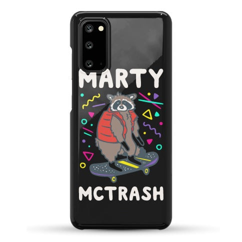 Marty McTrash Raccoon Parody Phone Case