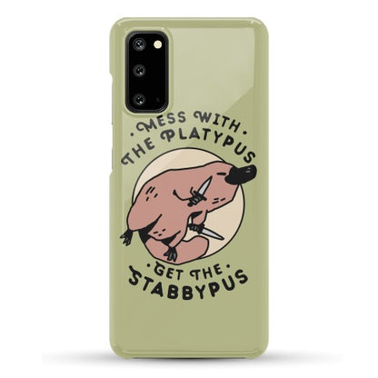 Mess With The Platypus Get the Stabbypus Phone Case