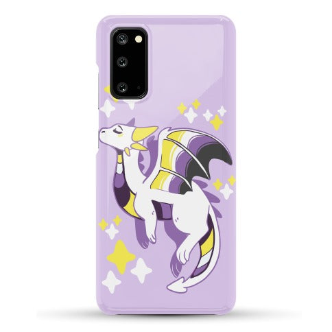Non-Binary Pride Dragon Phone Case