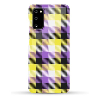 Nonbinary Pride Flag Plaid Phone Case