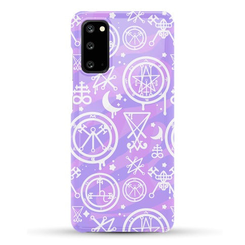 Pastel Goth Demon Sigil Pattern Phone Case