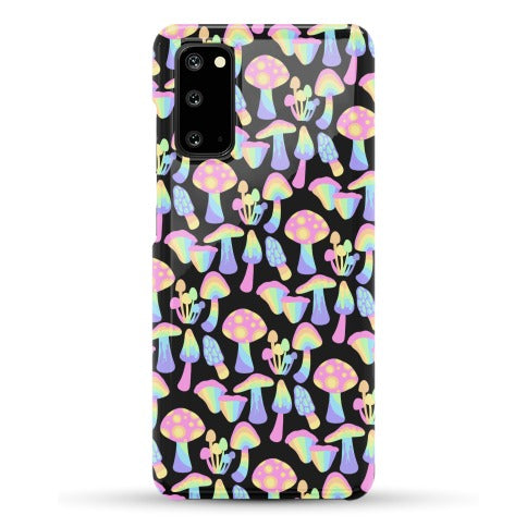 Pastel Rainbow Mushrooms Pattern Phone Case