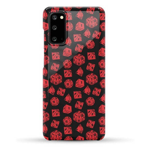 RPG Dice Pattern Phone Case