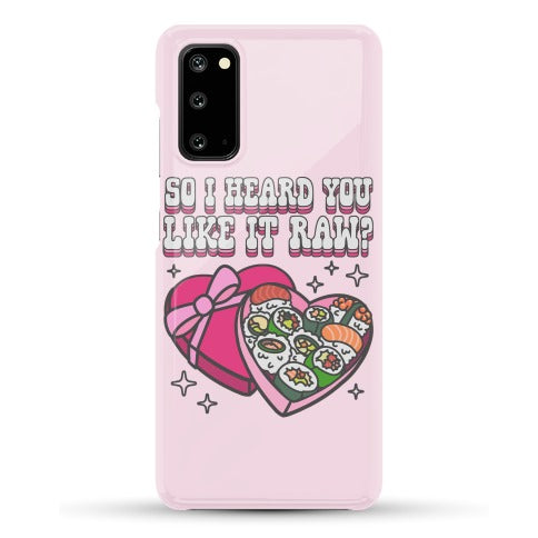 So I heard you like it raw? Sushi Heart Box Phone Case