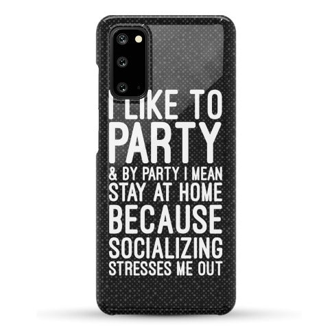 Socializing Stresses Me Out Phone Case