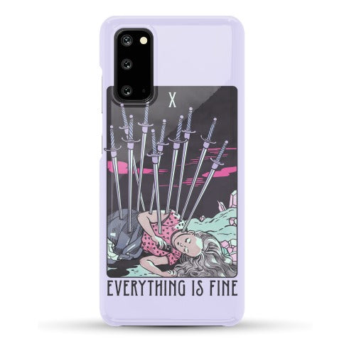Ten Of Swords (Everything Is Fine) Phone Case