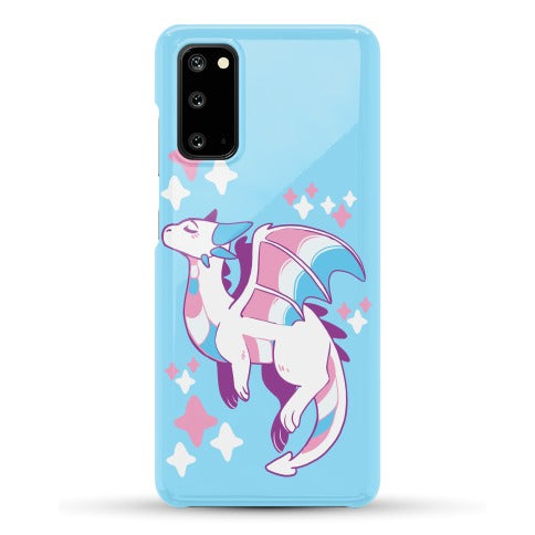 Trans Pride Dragon Phone Case