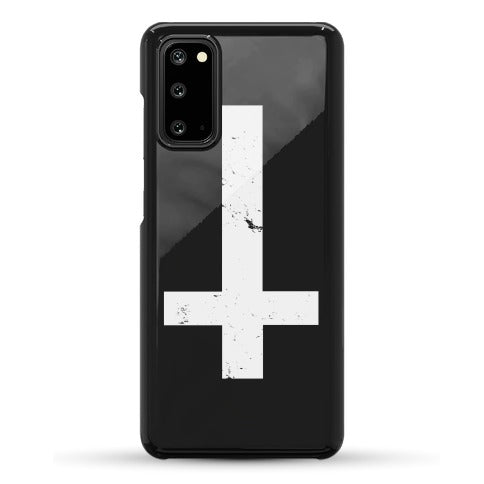 Upside Down Cross Phone Case