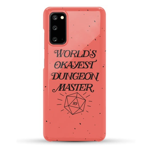 World's Okayest Dungeon Master Phone Case