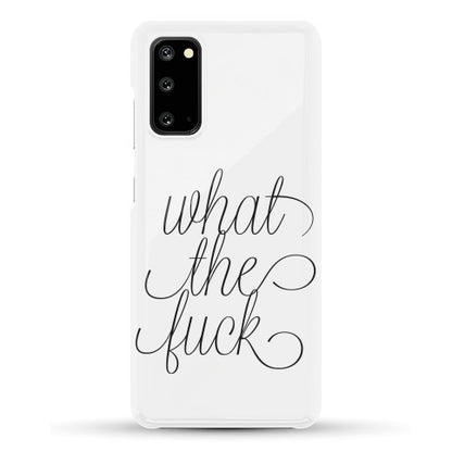 WTF Live Laugh Love Script Parody Phone Case