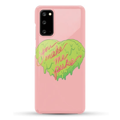 You Make Me Puke - Conversation Hearts Phone Case