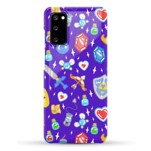 Zelda Items Pattern Phone Case