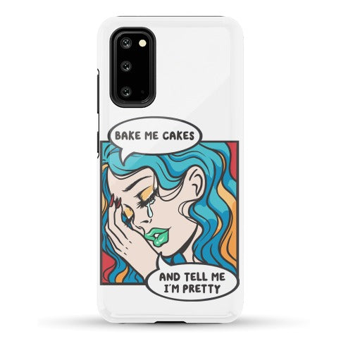 Bake Me Cakes And Tell Me I'm Pretty Comic Girl Phone Case
