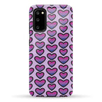Bisexual Hearts Pattern Phone Case