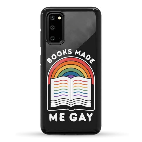 Books Made Me Gay Phone Case