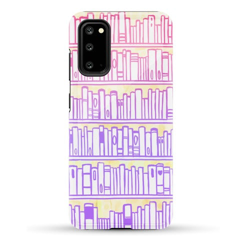 Bookshelf Pattern Phone Case
