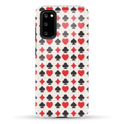 Card Deck Symbols Pattern Phone Case
