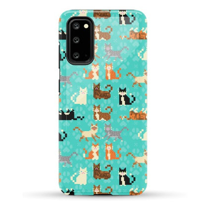 Cute Pixel Kitty Cats Phone Case