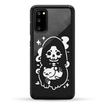 Death and Kitty Phone Case