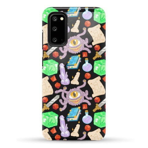 Dungeons and Dragons Hidden Peen Pattern Phone Case