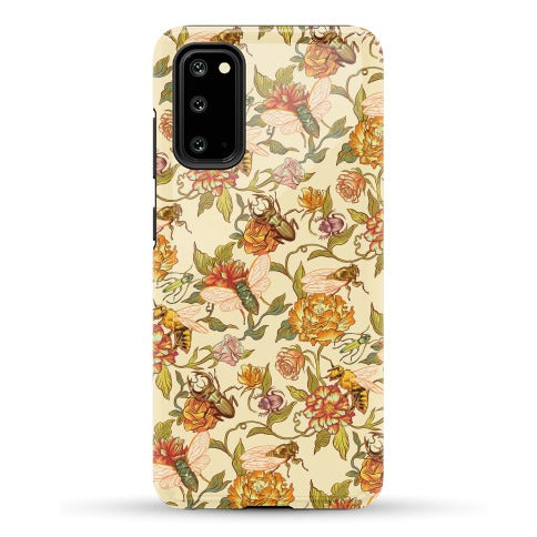 Florals & Hidden Insects Phone Case