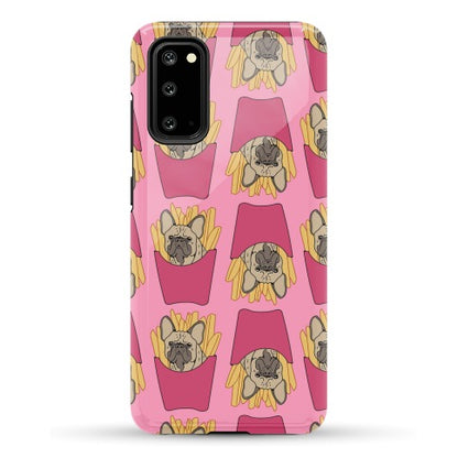 French Fry French Bulldog Pattern Phone Case