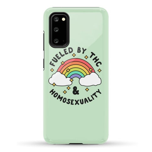Fueled By THC & Homosexuality Phone Case