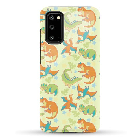 Funky Dinosaur Friends Pattern Phone Case