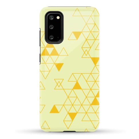 Geometric Triforce Pattern Phone Case