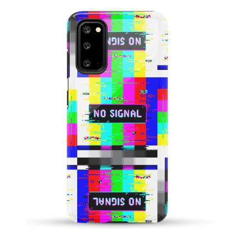 Glitchy No Signal Bars Phone Case