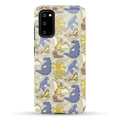 Godzilla and Friends Pattern Phone Case