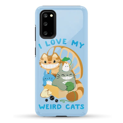 I love my weird cats Phone Case