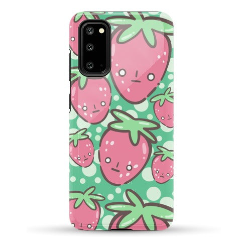 Indifferent Strawberries Phone Case