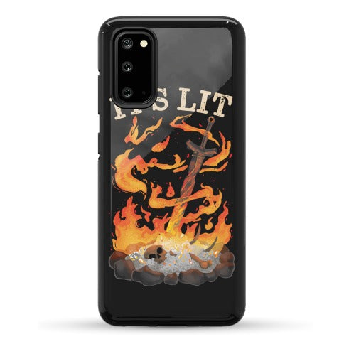 It's Lit Bonfire Phone Case