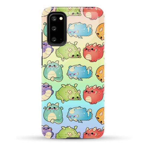 Kawaii Dragons Pattern Phone Case